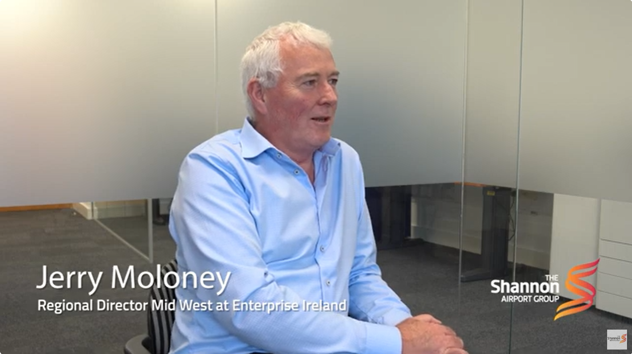 Jerry Moloney, Regional Director Mid-West at Enterprise Ireland discusses their recent office move to our own Kerry Technology Park in Tralee, County Kerry.