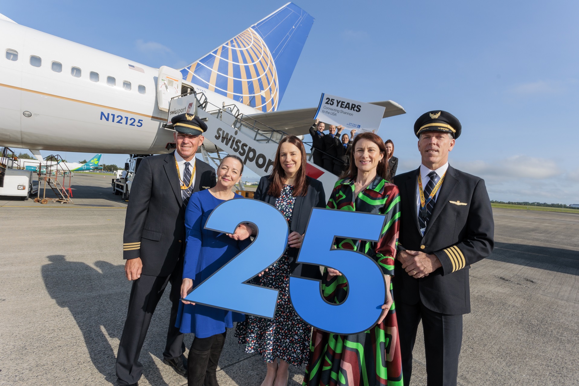 Shannon Airport and United Airlines marks 25th anniversary of New York/Newark Service