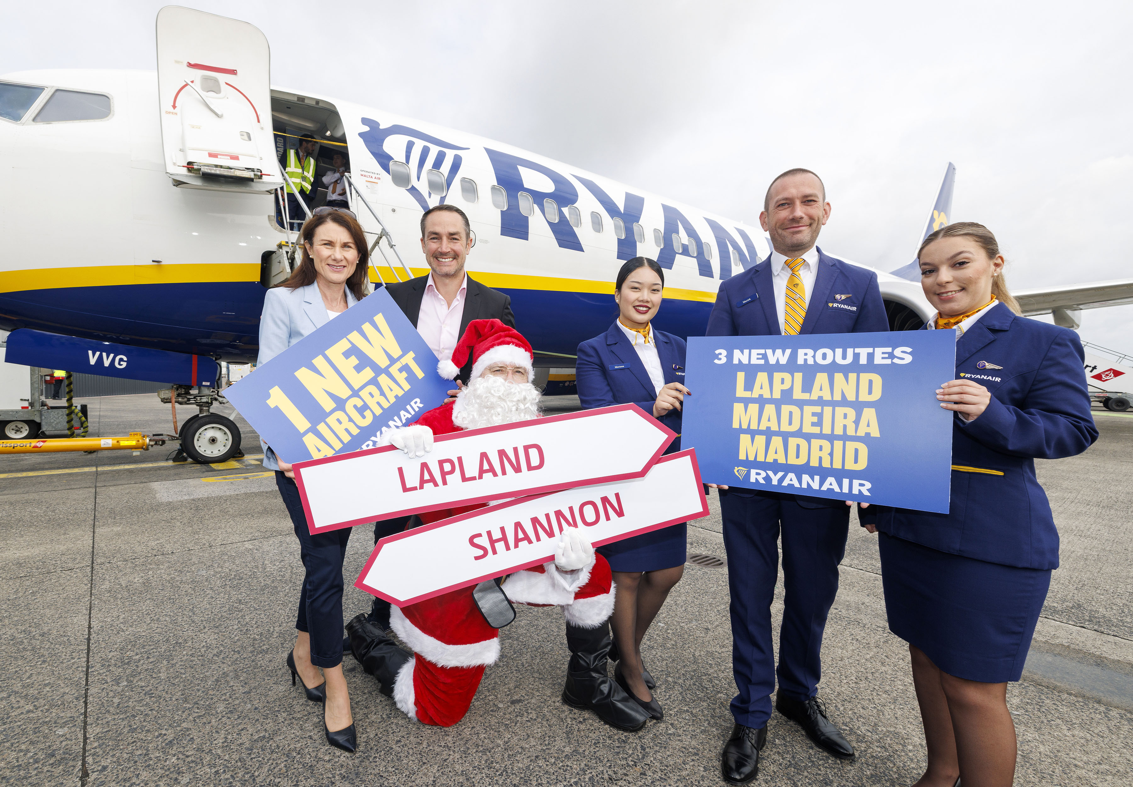 Shannon Airport Welcomes Ryanair’s Addition of a 4th Based Aircraft for Winter ’25, US $400m investment, 20% growth & 3 new routes